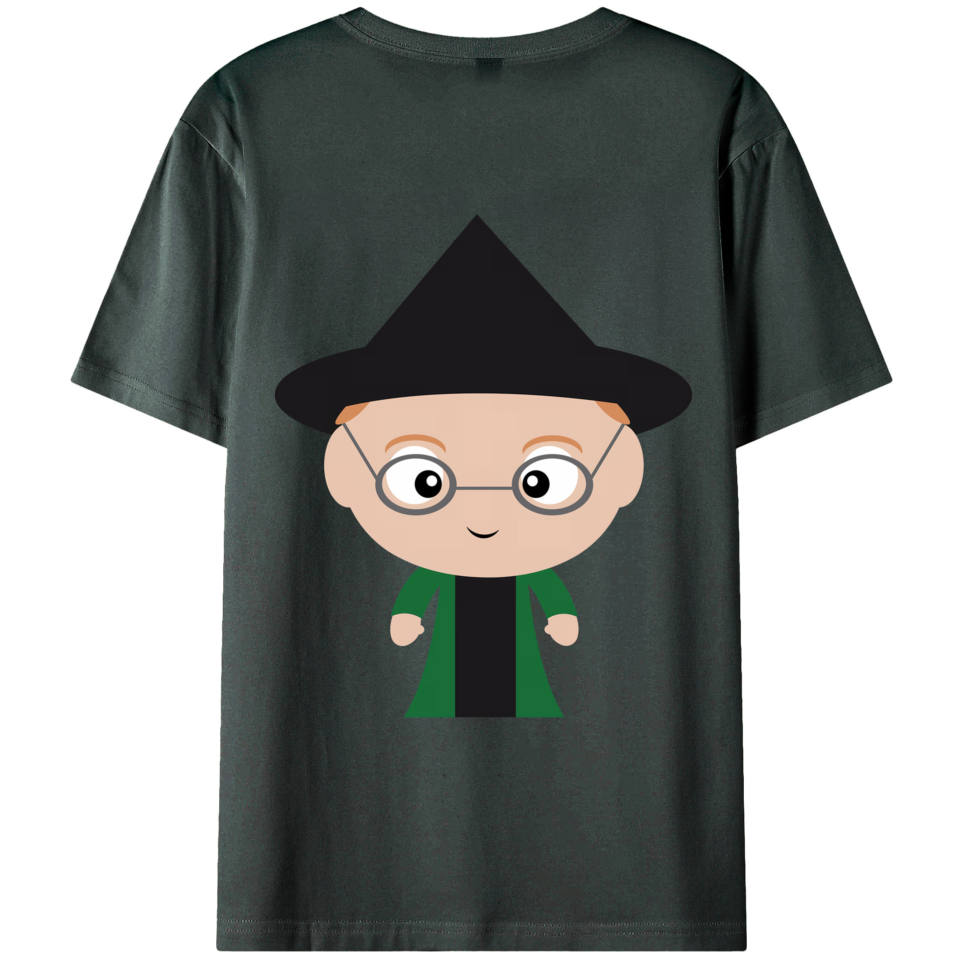 （画像用） Harry Potter ハリー・ポッターシリーズ 綿100％ メンズ半袖Tシャツ（バックプリント） 通気性